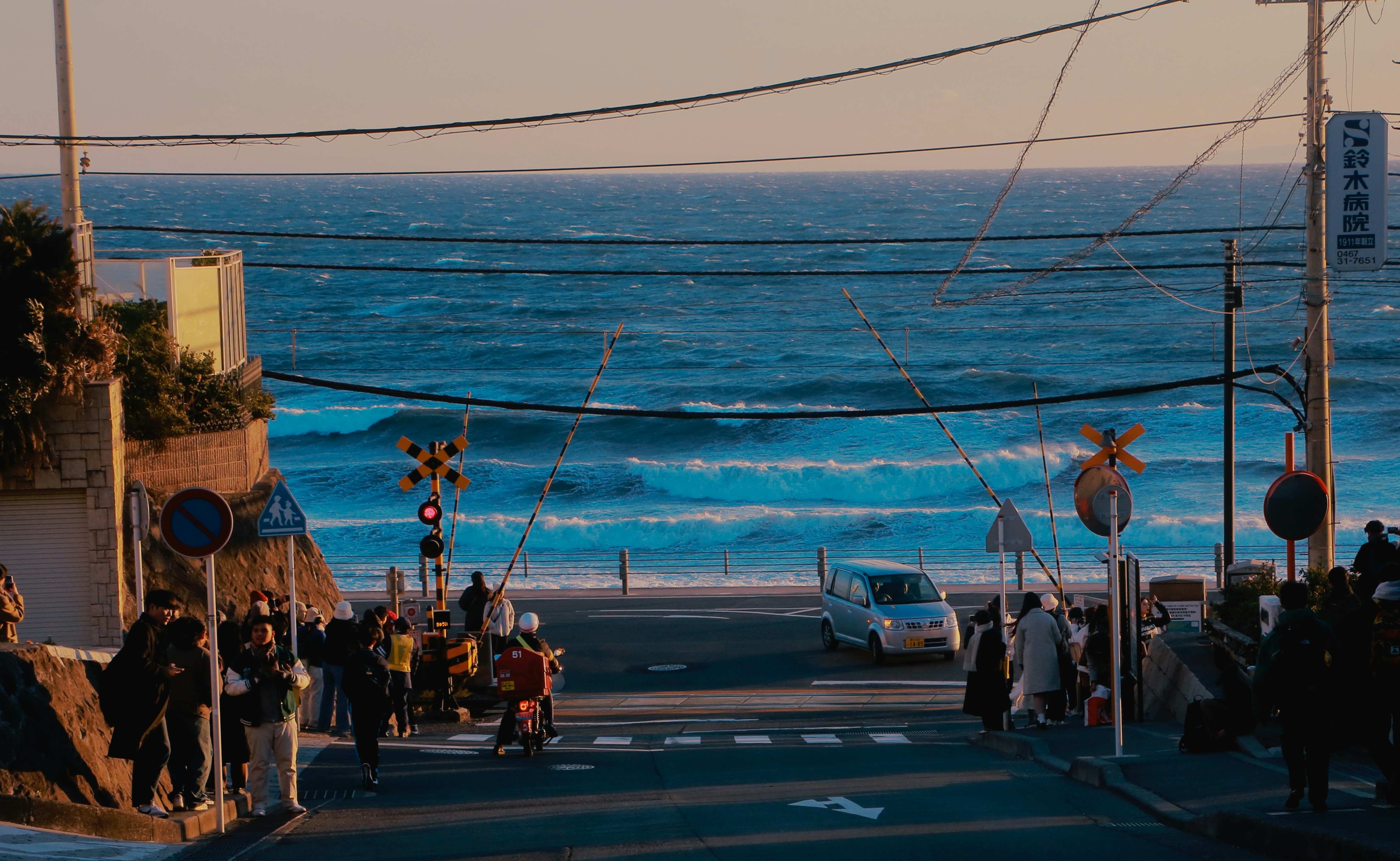Kamakura seaside crossing for Slam Dunk route